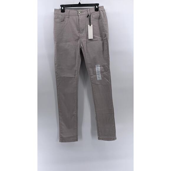 BLUE CONNECTION Women's Light Gray Regular-Fit Five-Pocket Skinny Jeans SZ 13 - Picture 1 of 11